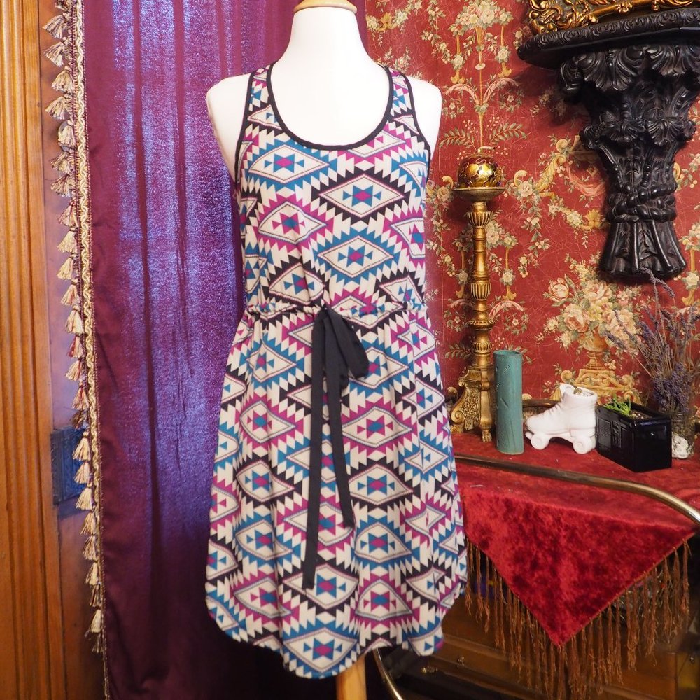 Tribal Print Boho Dress